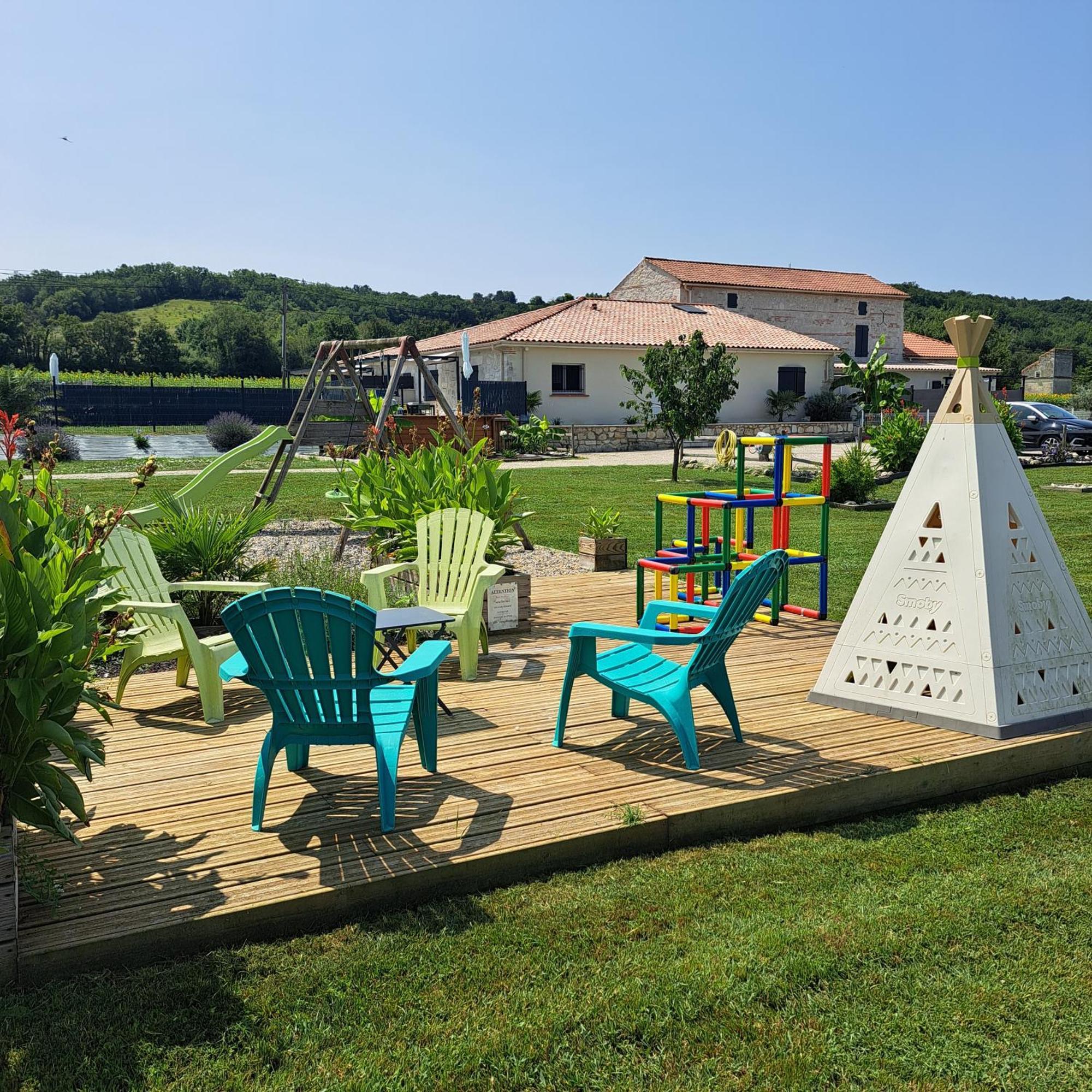 הוילה Saint-Pierre-de-Clairac Le Domaine Vesque מראה חיצוני תמונה